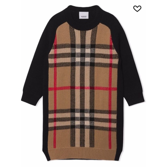 Burberry | Dresses | Burberry Check Jacquard Sweater Dress | Poshmark Burberry | Dresses | Burberry Check Jacquard Sweater Dress | Poshmark